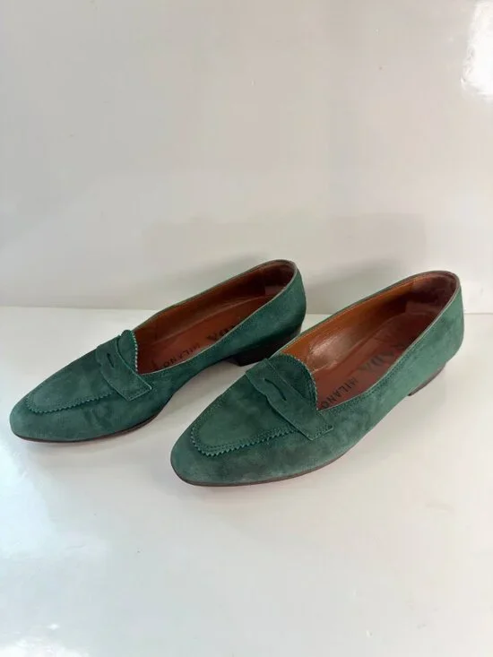Prada Milano Vintage Suede Ballet Flats – EU 36.5 / US 6.5 - Picture 4 of 14